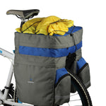 Bicycle Carrier Bag 60L Rear Rack Trunk Bike Luggage Back Seat Pannier Two Bags Cycling Saddle Storage rain cover - Canada Outdoors