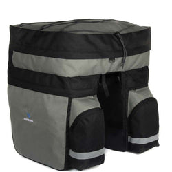 Bicycle Carrier Bag 60L Rear Rack Trunk Bike Luggage Back Seat Pannier Two Bags Cycling Saddle Storage rain cover - Canada Outdoors