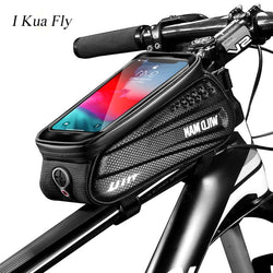 Bike Bag 6.5" Phone Bike Rainproof Top Tube Bag Road Waterproof Reflective Touchscreen Case Cycling Bicycle bag Accessories 4 - Canada Outdoors
