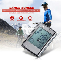 Bike Computer Multifunctional Wireless Bicycle Computer Odometer Cycling Speedometer Cadence Heart Rate Speed Counter Tachometer - Canada Outdoors