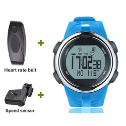Bike Speed watch Bicycle computer wireless speedometer Riding runing Heart rate monitoring calorie 3D sensor step - Canada Outdoors