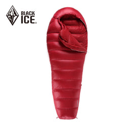 Black ice Upgrade G1300 Blue/Red Mummy Splicing Single 75x195cm/80x205cm Ultra Light Waterproof Goose Down Winter  Sleeping Bag - Canada Outdoors