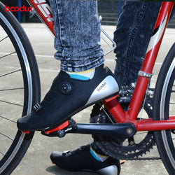 Boodun Ultralight Carbon Fiber Road Cycling Shoes Breathable Auto-Lock Bike Bicycle Shoes Athletic Racing Zapatos Ciclismo - Canada Outdoors