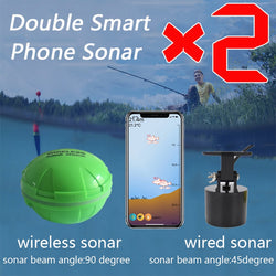 Brand New Smart Phone Sonar Sensor Bluetooth Intelligent Fish Finder Wireless Fish Visual Fishing Free Shipping - Canada Outdoors