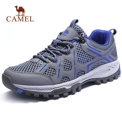 CAMEL Large Size Men Women Outdoor Mesh Hiking Shoes Summer Breathable Mesh Hole Non-slip Durable Trekking Travel Trail Shoes - Canada Outdoors