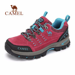CAMEL Women Outdoor Hiking Shoes Comfortable Breathable Shock Absorption Lace-up Camping Trekking Shoes - Canada Outdoors