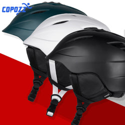 COPOZZ Brand Snowboard Ski Helmet Safety Integrally-molded Breathable Helmet Men Women Skateboard Skiing Helmet Size 55-61cm - Canada Outdoors