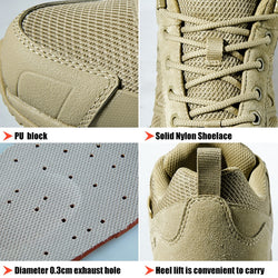CQB Outdoor Sports Tactical Trekking Men Sneakers Light Shock absorption Non-slip Shoes Military Boots for Camping Hiking - Canada Outdoors