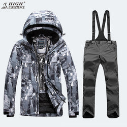 Camo Jacket Winter Men's Jackets Pants Ski Suit Men Snowboarding Sets Male Mountain Snowboard Suit Men Winter Men's Sport Suit - Canada Outdoors