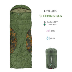 Camping Zippered Sleeping Bag Warmth Insulation Sleeping Bag Envelope Sleeping Sack Climbing Travel Outdoor Camping Equipment - Canada Outdoors