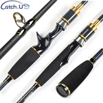 Catch.U Fishing Rod M Power Lure Fishing Spinning Rod 1.8M 7-25g 10-20LB Hard Casting Carbon Fiber Travel Spinning Fishing Rods - Canada Outdoors