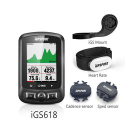 Color Screen Cycle computer gps iGS618 iGPSPORT gps tracker bike  navigation Speedometer IPX7 3000 hours data storage - Canada Outdoors