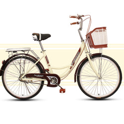 Commuter Bike Lightweight Travel Woman Adult Vintage Retro City Student Man Bicycle Single Speed New - Canada Outdoors