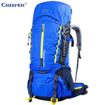 Creeper Outdoor Sport Bag Camping Hiking Waterproof Backpack Daypacks Mountaineering Bag 60L Trekking Rucksack with Rain Cover - Canada Outdoors