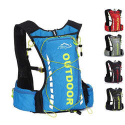 Cycling Backpack 10L 12L Men Lightweight Bike Bag Waterproof Hydration Bicycle Vest Pack + 2 L Water Bag Optional - Canada Outdoors