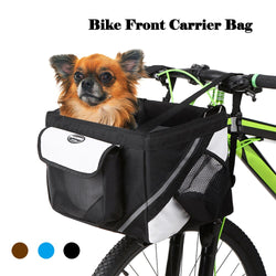 Cycling Top Tube Frame Front Carrier Bag Bicycle Handlebar Basket Bike Front Box Pet Dog Cat 600D Oxford Fabric Bike Basket - Canada Outdoors