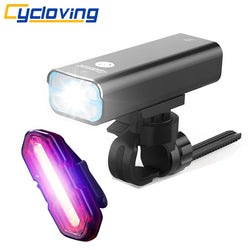 Cycloving C168 bicycle light Bike lights Led lamp Flashlight Wide floodlight L2 LED 1200lumens rechargeable waterproof - Canada Outdoors