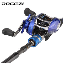 DAGEZI M Power Carbon Fiber Lure Fishing Rod 1.8M/2.1M/2.4M 7-20g 4 Section Travel Rod Ultralight Casting Rod Fishing Rods - Canada Outdoors
