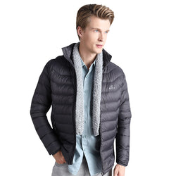 Dropshipping Men Winter Down Jacket 90% white Duck Down Winter Outdoors waterproof Warm Coat High Quality Ultralight jacket men - Canada Outdoors