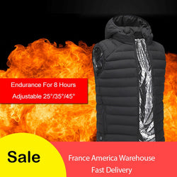Electric Heated Vest Men Women Usb Heater Tactical Waistcoat Thermal Warm Fishing Hunting Hiking Vest Winter Heated Jacket - Canada Outdoors