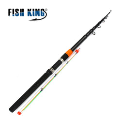 FISH KING Feeder rod C.W 120g Extra Heavy Telescopic Feeder Fishing Rods 3.0m 3.3m 3.6m 3.9m With 2 Rod Tips 60% Carbon Fiber - Canada Outdoors