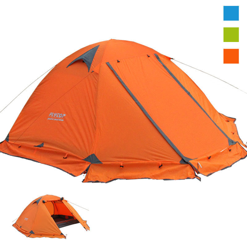 FLYTOP 3 4 Person Separated Double Layer Winter Camping Tent With Alum flytop-3-4-person-separated-double-layer-winter-camping-tent-with-alum