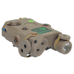 FMA Airsoft Tactical AN/PEQ-15 Green Dot Laser with White LED Flashlight Torch IR illuminator For Hunting Outdoor - Canada Outdoors