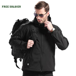 FREE SOLDIER Outdoor Sport Tactical Military Jacket Men's Clothing For Camping Hiking Softshell Windproof Warm Coat Hunt Clothes - Canada Outdoors