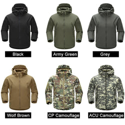 FREE SOLDIER Outdoor Sport Tactical Military Jacket Men's Clothing For Camping Hiking Softshell Windproof Warm Coat Hunt Clothes - Canada Outdoors