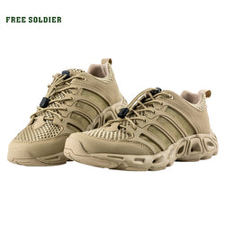 FREE SOLDIER Outdoor Sports Camping shoes for Men Tactical Hiking Upstream Shoes For Summer Breathable Waterproof Coating - Canada Outdoors