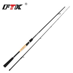 FTK 80% Carbon Spinning Fishing Rod 1.89m/2.1m/2.4m/2.7m Super Hard 2 Sections Lure Fishing Rod For Squid Pike Fishing pole - Canada Outdoors
