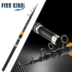Fish King Telescopic feeder rod 3.0m-3.9m 2 Section C.W 120g Extra Heavy Fishing Feeder Rods 60% Carbon Fiber Feeder Rod - Canada Outdoors
