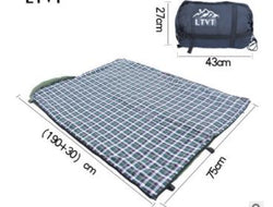 Fleece  Double Sleeping Bag, Foreign Trade Original Single Tail Sleeping Bag Outdoor Camping - Canada Outdoors