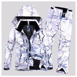 Free Freight Ski Suit,  Winter Outdoor, Single Board, Double Ski, Underwear, Windproof, Waterproof, Warm And Thick Ski Suit. - Canada Outdoors