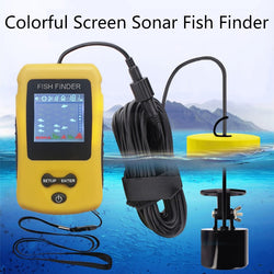 Free Shipping!Hot Sale Alarm Brand New 100M Portable Sonar Colorful LCD Fish Finder Fishing lure Echo Sounder FishFinder - Canada Outdoors