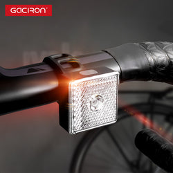 GACIRON 80 Lumen Smart Bike Light Bicycle Front Rear Warning Light Waterproof Spotlight Floodlight Night Riding Safety Taillight - Canada Outdoors