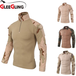 GLEEGLING Stylish Men's Outdoor Fishing Shirts Jackets Sportwear Tactical Hunting Hiking Fishing Long Sleeve Shirt Clothing - Canada Outdoors