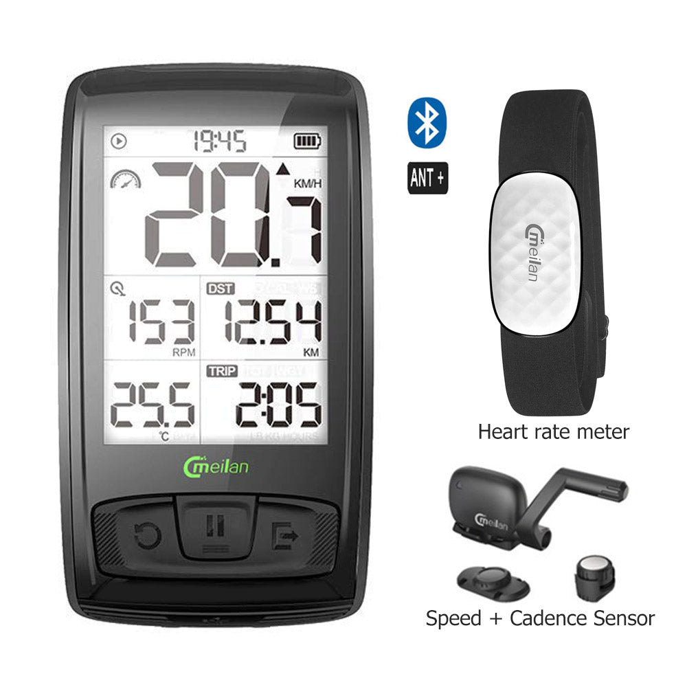 GPS Bike computer bicycle GPS navigation Speedometer M1 M2 Can support ...