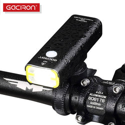 Gaciron Rechargeable Bike Front Handlebar Cycling Led Light 18650 Battery Flashlight Torch Headlight Bicycle Accessories - Canada Outdoors