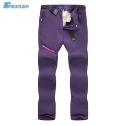 Goexplore Ski pants Women Windproof Waterproof Breathable Winter Wear Thicken Mountain Hiking Snowboarding Snow Trousers Female - Canada Outdoors