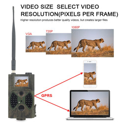 HC300M HC550M Hunting Camera 12MP GSM Night Vision Infrared wild trail Cameras Hunter Scouting Photo Traps Game chasse camera - Canada Outdoors