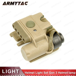 Helmet Light Set Gen 3 outdoor helmet lamp black and DE - Canada Outdoors