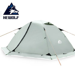 Hewolf 2 Person Waterproof Camping Tents For Outdoor Recreation  Double Layer 4 Seasons Hiking Fishing Beach Tourist Tents - Canada Outdoors