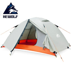 Hewolf 2 Person Waterproof Camping Tents For Outdoor Recreation  Double Layer 4 Seasons Hiking Fishing Beach Tourist Tents - Canada Outdoors