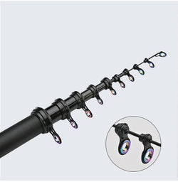 High Carbon 3.6M-7.2M Rock Fishing Rod Telescopic Feeder Rod Surf Spinning Ultra Light Fishing Tackle Olta Colorful Guide GAN014 - Canada Outdoors