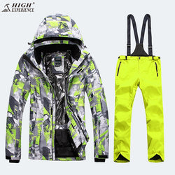 High Experience Snowboard Jacket Pants Winter Men's Ski Suit Snowboarding Suits Men Thicken Men's Ski Jacket Winter Sport Suit - Canada Outdoors