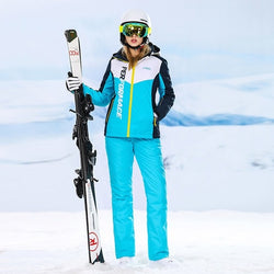 High Experience Women Ski Sets Mountain Skiing Outdoor Winter Warm Sport Suits Ladies Snow Clothing Ski Jacket Female Ski Suit - Canada Outdoors