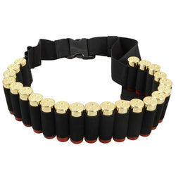 Hunting 12/20 Gauge Ammo Holder Belt Tactical Airsoft 25/28/29Rounds Shot Gun Shell Bandolier Waist Bullet Cartridges Holster - Canada Outdoors