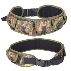 Hunting Shotshell Reload Holder Molle Waist Pouch 12/20 Gauge Cartridge 30 Rounds Ammo Bandolier Belt With Seven Pockets - Canada Outdoors