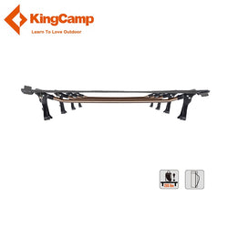 KingCamp Ultralight Single Folding Bed Weight Capacity 120KG Camping Cot Aviation Aluminum Portable Hiking Travel Comfortable - Canada Outdoors